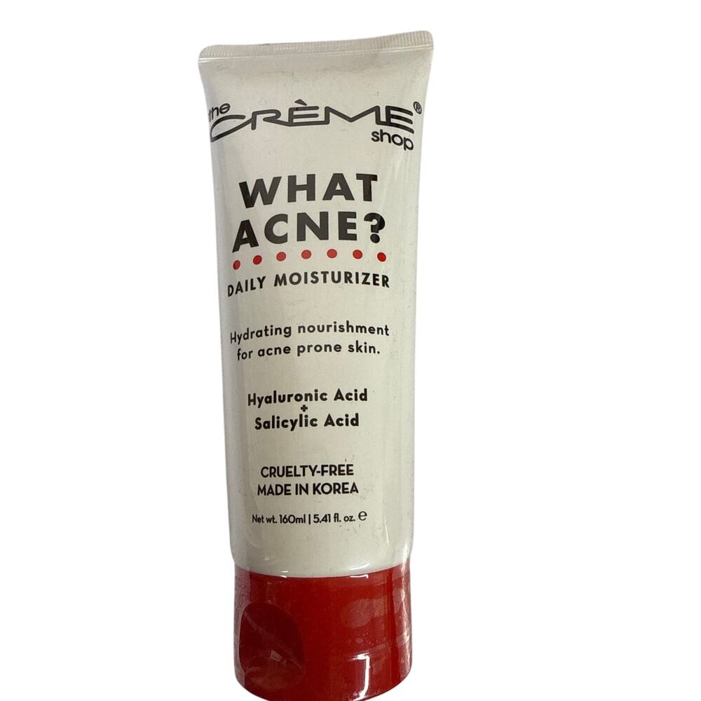 The Crème Shop What Acne? Hydrating Daily Moisturizer 5.41 oz K Beauty New